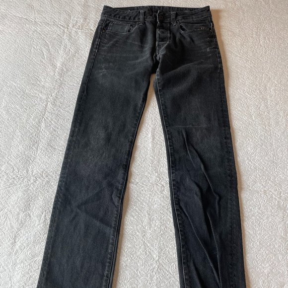 G-star Raw Attacc Black Jeans Straight 29/32 - Picture 1 of 4